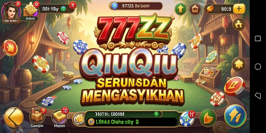 Screenshot gameplay QiuQiu yang menarik dan mendebarkan.