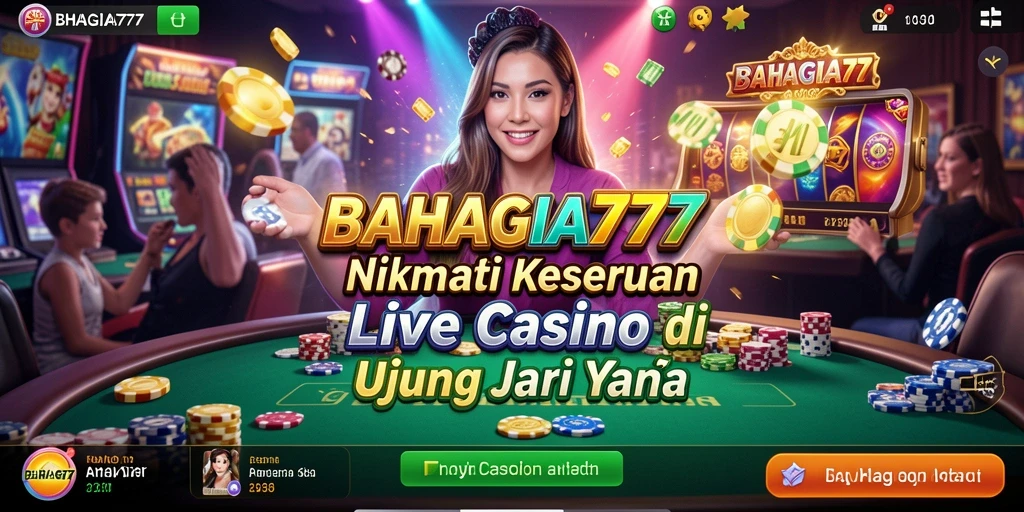 Tampilan gameplay Live Casino yang interaktif dan mendebarkan.