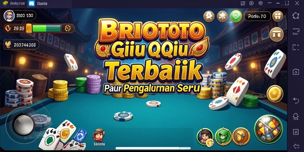 Tampilan gameplay BRIOTOTO yang seru di meja QiuQiu.