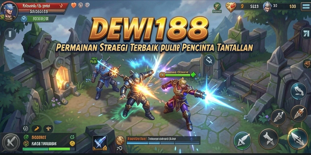 Tampilan gameplay yang menarik dan strategis di DEWI188.