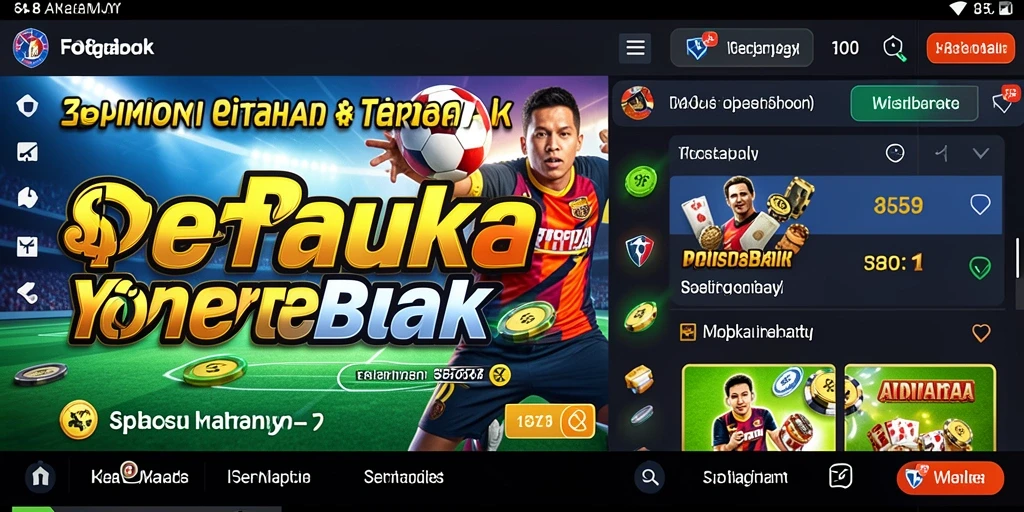 Tampilan gameplay menarik di aplikasi Sportsbook FO8.