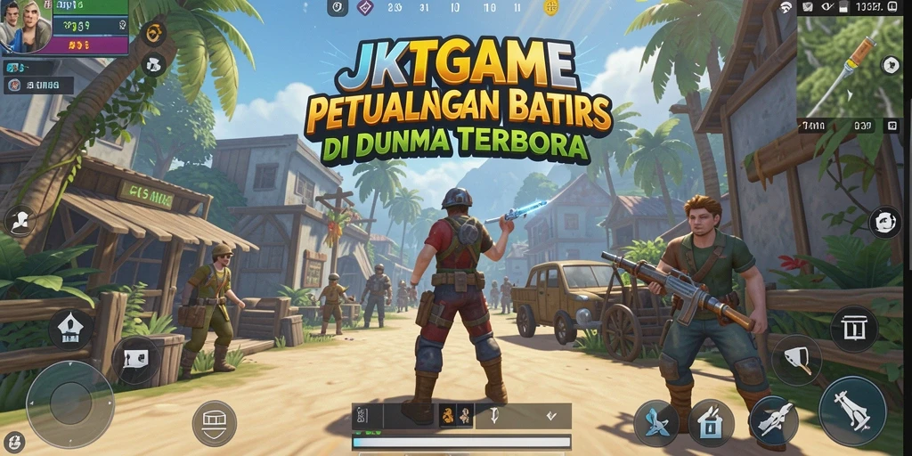 Tampilan gameplay JKTGAME yang penuh petualangan Open World.