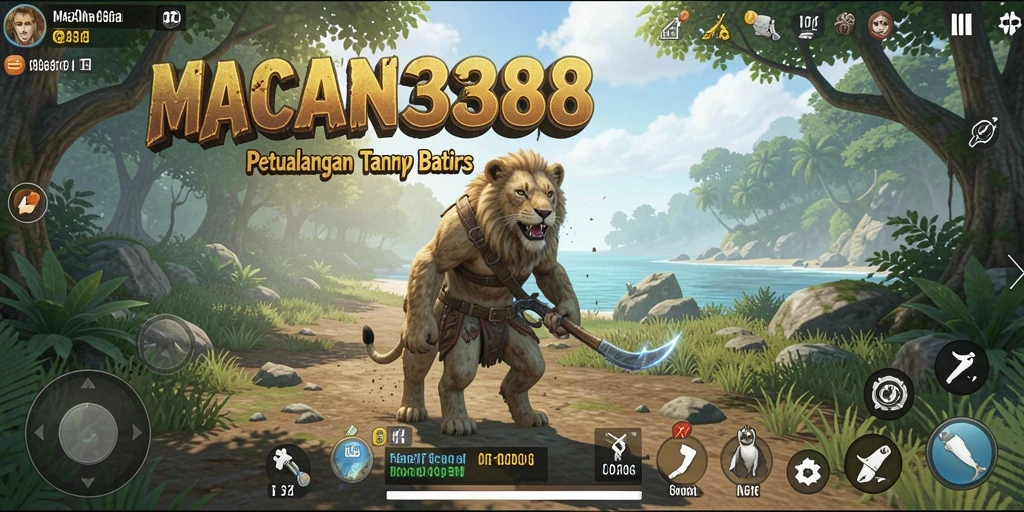 Tampilan gameplay menarik dari MACAN388 di dunia terbuka.