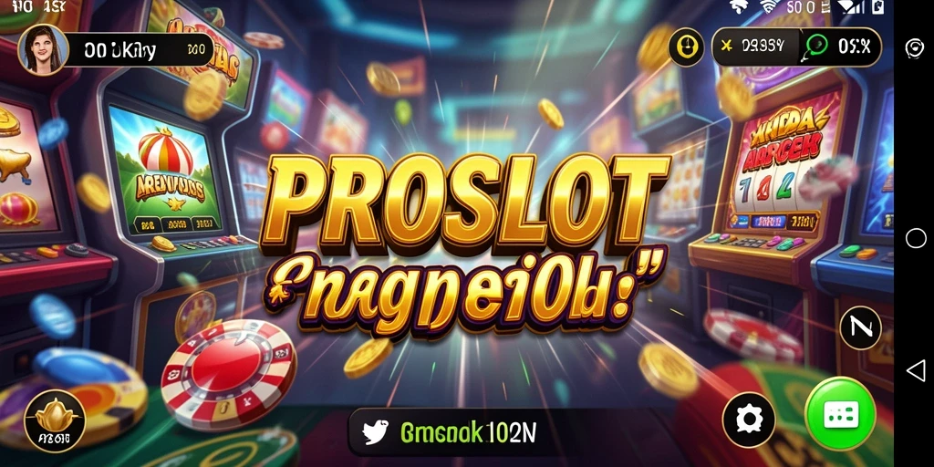 Tampilan gameplay seru PROSLOT dengan mesin slot yang menarik.