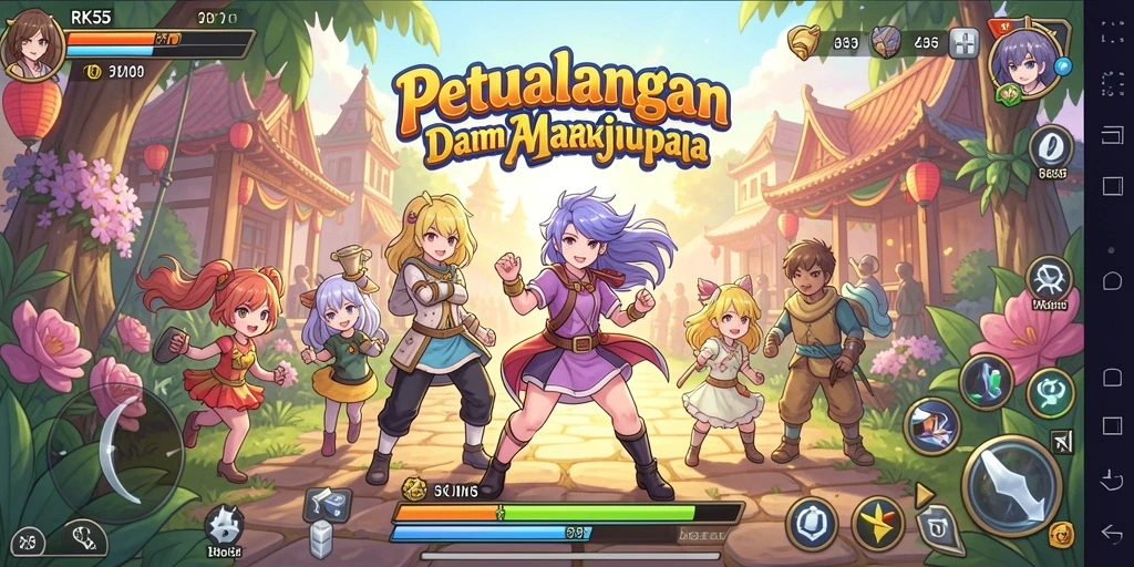 Tampilan gameplay RK55 yang memukau dan penuh aksi.