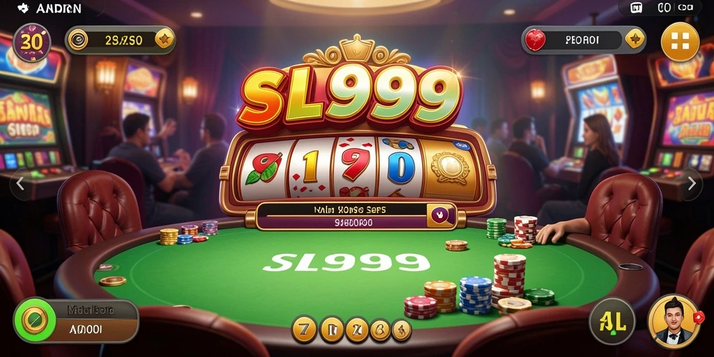 Tampilan seru dari gameplay Kasino di SL999.