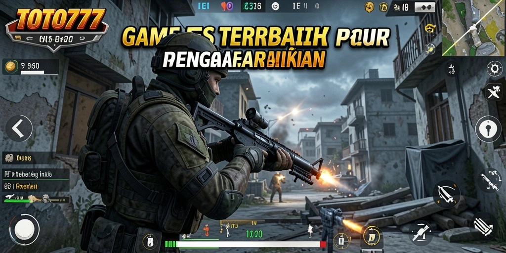 Screenshot gameplay TOTO777 dengan aksi tembak menembak seru dan grafis mengagumkan.