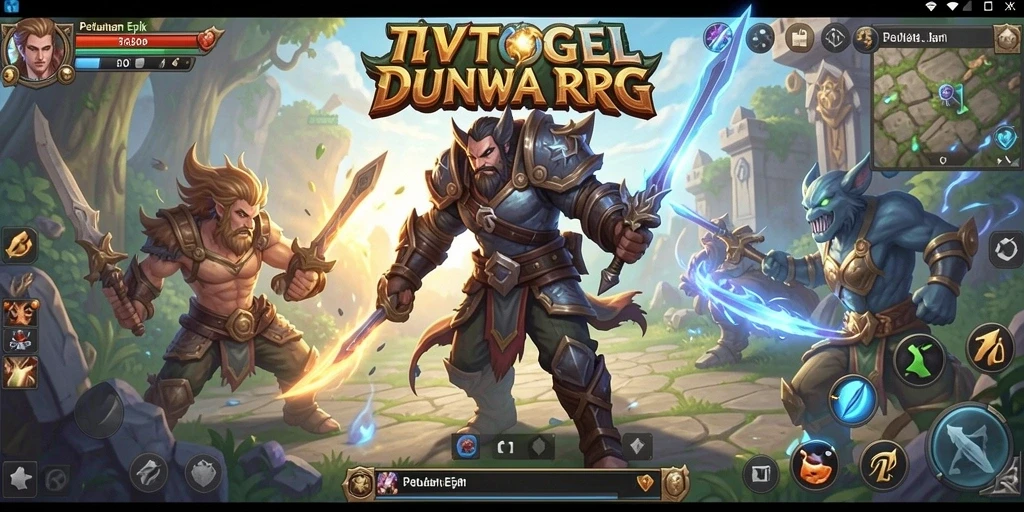 Tampilan gameplay RPG TVTOGEL yang mendalam dan penuh aksi.